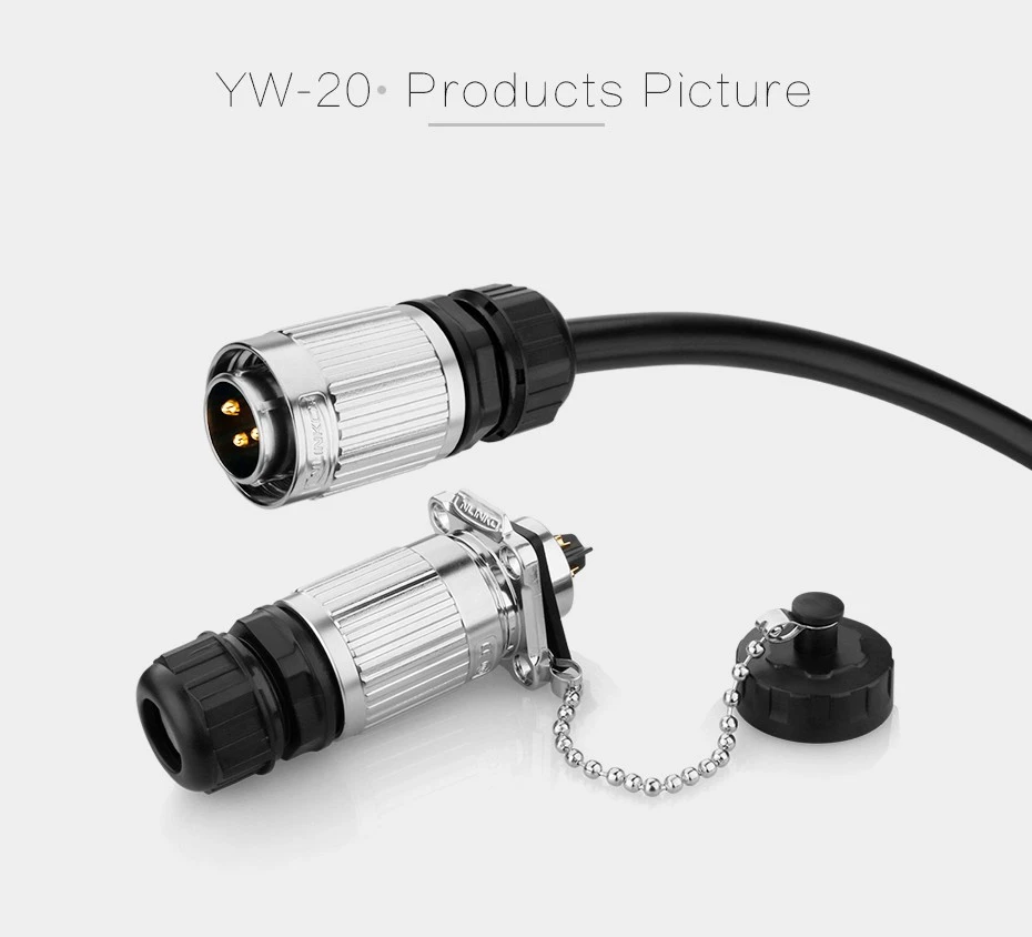 YW-20 Straight Plugs 7 pin Connector YW-20 Straight Plugs 7 pin Connector