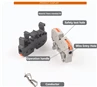 Customizable UK Mini Push In Din Rail Connectors